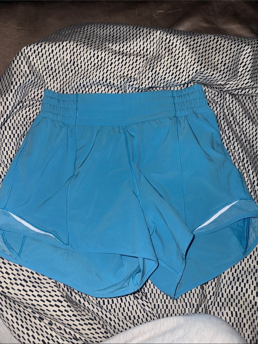 Women's Blue Active Running Shorts